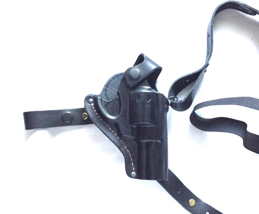Кобура оперативна револьверна 3" формована, шкіра від компанії PnevmoShot - фото 1