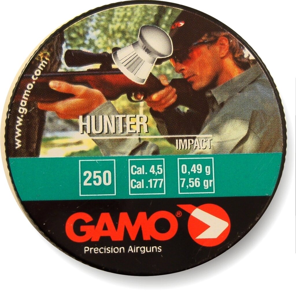 Кулі Gamo Hunter 4.50мм, 0.49г, 250шт від компанії PnevmoShot - фото 1