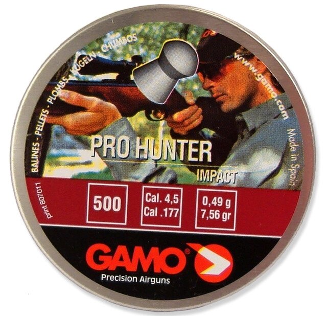 Кулі Gamo Pro Hunter 4.5 мм, 0.49 р, 500шт від компанії PnevmoShot - фото 1