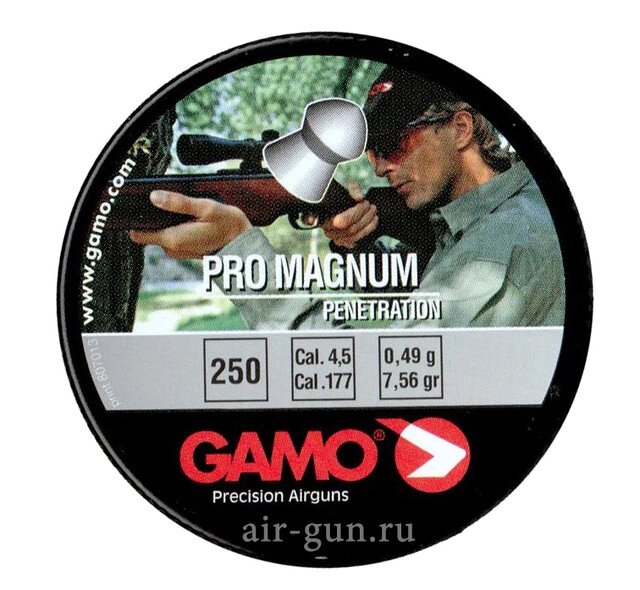 Кулі Gamo Pro Magnum 4.50мм, 0.49г, 250шт від компанії PnevmoShot - фото 1