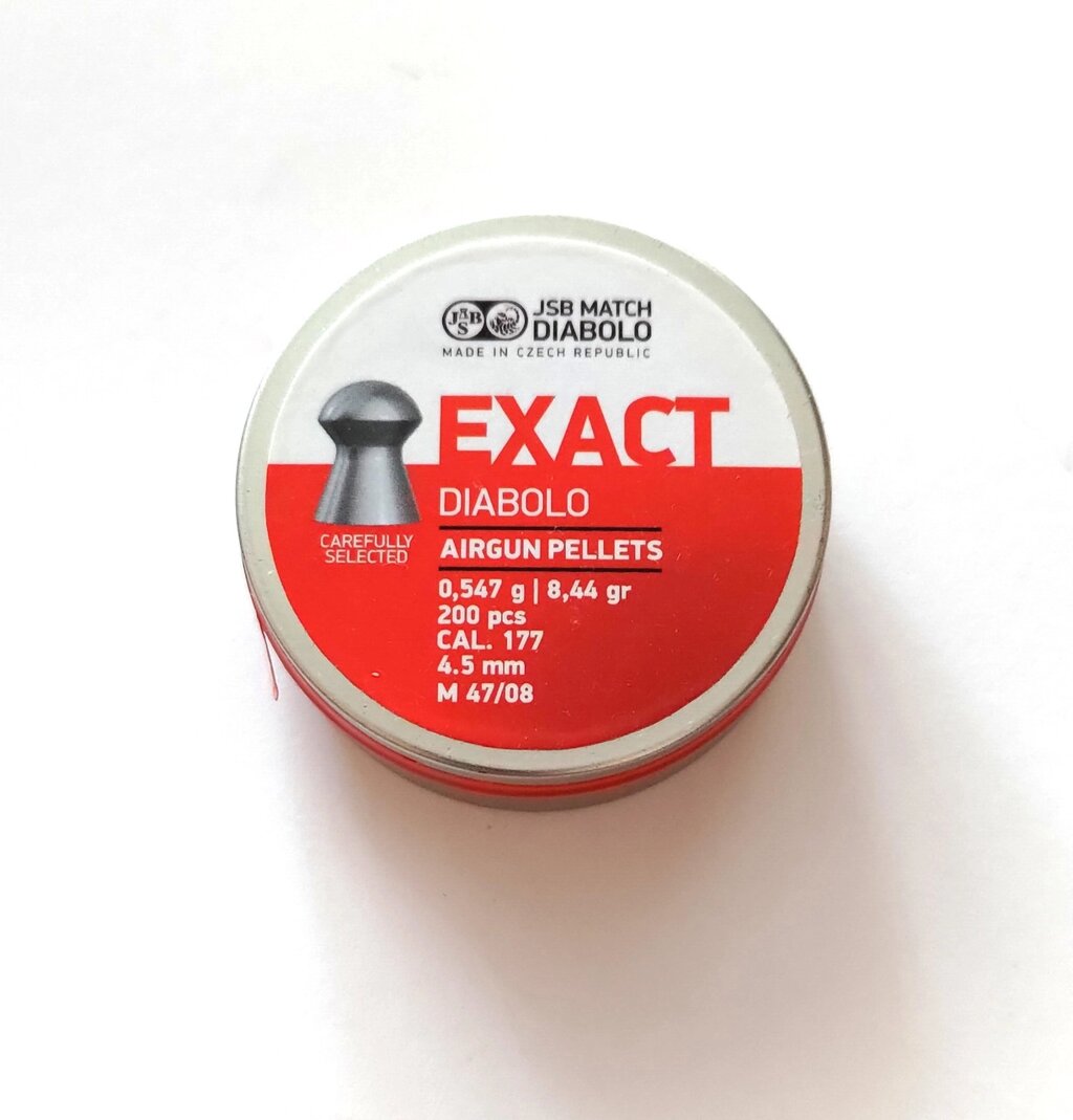 Куля JSB Exact Diabolo Airgun Pellets 4.50 mm 0.547g (200шт) від компанії PnevmoShot - фото 1