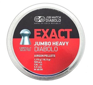 Кулі JSB Exact Jumbo Heavy 5.52мм, 1.175г, 500шт