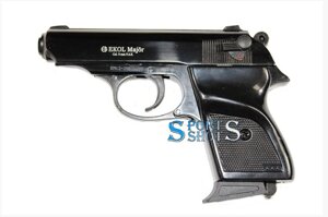 Стартовий пістолет Ekol Major black (Walther PPK)