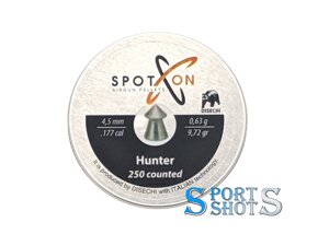 Кулі Spoton 4.5 мм, 0.63 г, 250 шт "Hunter"