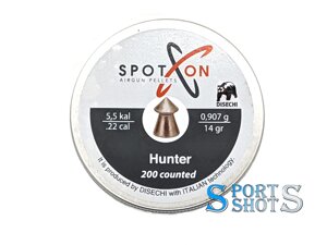 Кулі Spoton 5.5 мм, 0.907 г, 200 шт "Hunter"