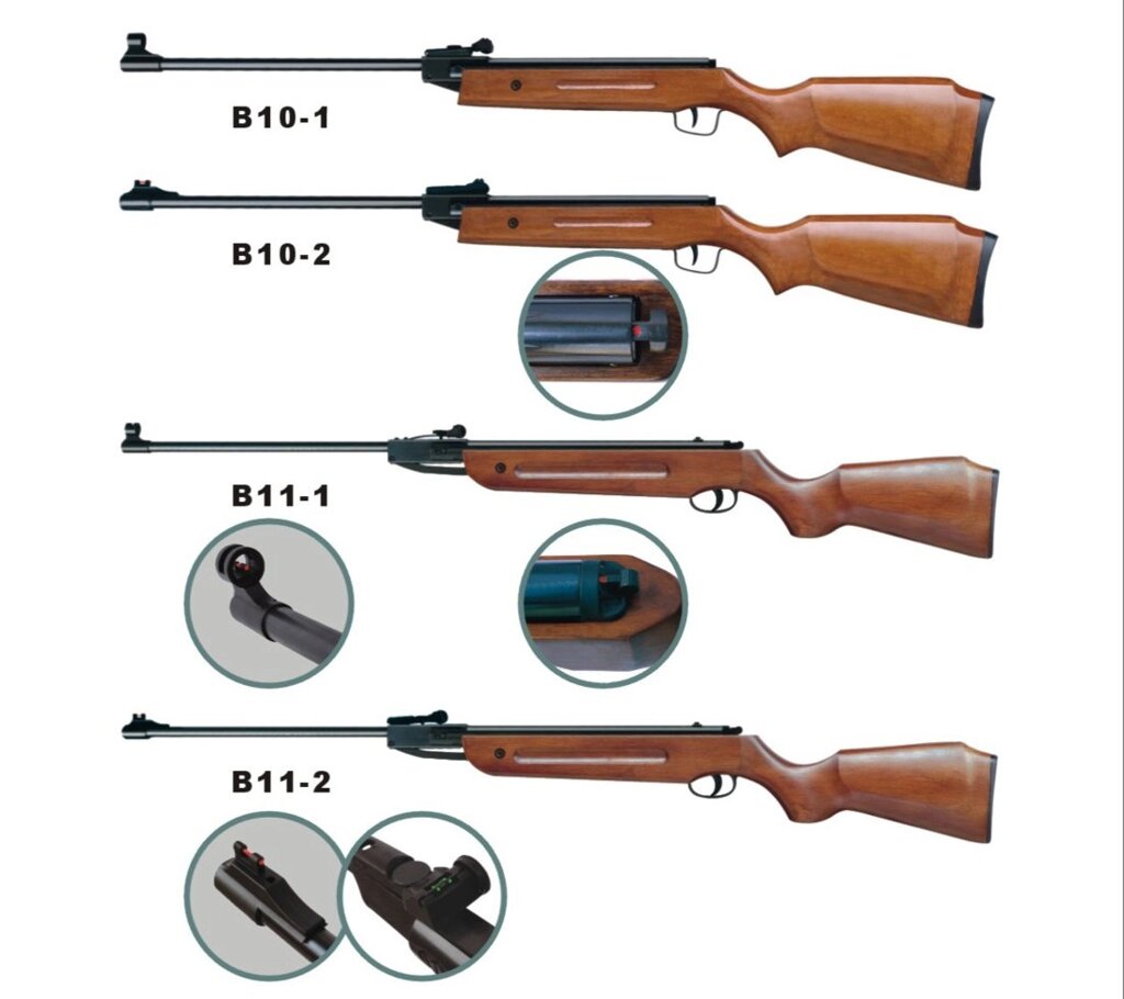 Гвинтівка пневматична B11-2 - характеристики