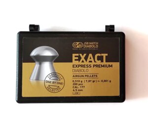 Кулі JSB Exact Express Premium 4.52 мм, 0.51 g, 200 шт