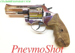Револьвер під патрон Флобера Ekol Viper 3" chrome (дер)