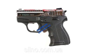 Стартовий пістолет Stalker 906 chrome engraved