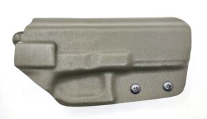 Кобура поясна Glock 17, 22, 31 з кліпсою (кайдекс, хакі)