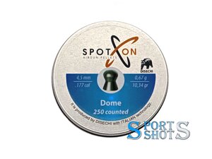 Кулі Spoton 4.5 мм, 0.67 г, 250 шт "Dome"