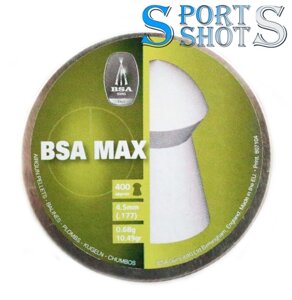 Кулі BSA Max 4.50 мм, 0.68 г, 400 шт