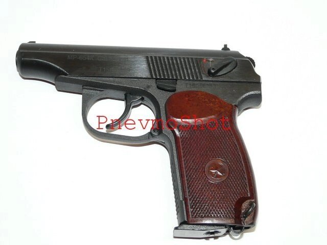 Пістолет пневматичний МР 654К бакелит від компанії PnevmoShot - фото 1