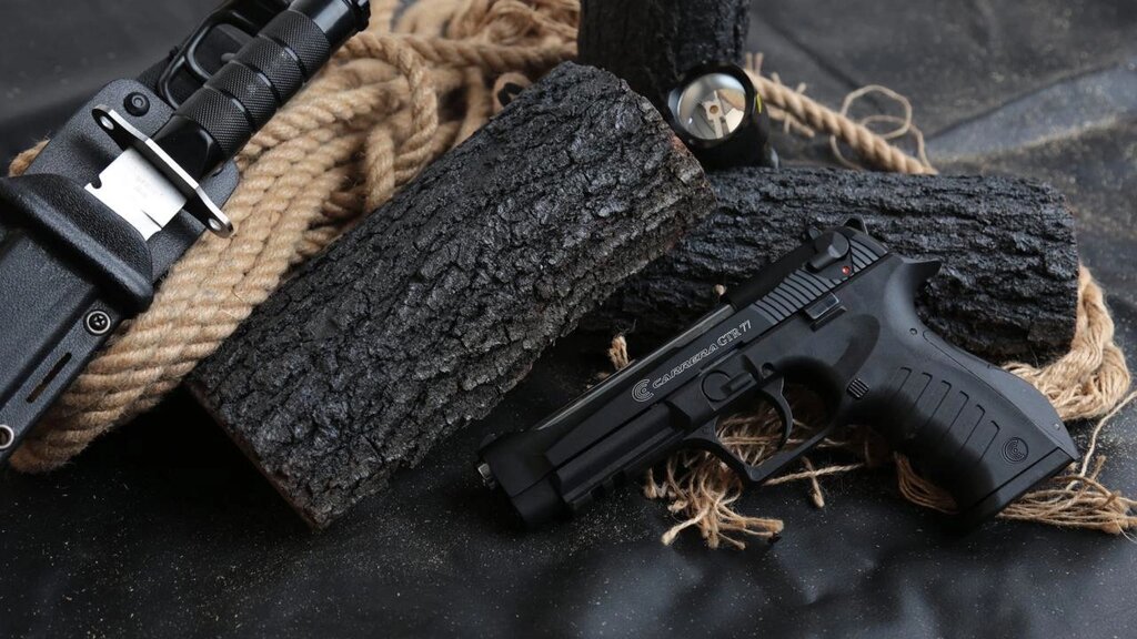 Пістолет стартовий Karrera GTR77 black від компанії PnevmoShot - фото 1
