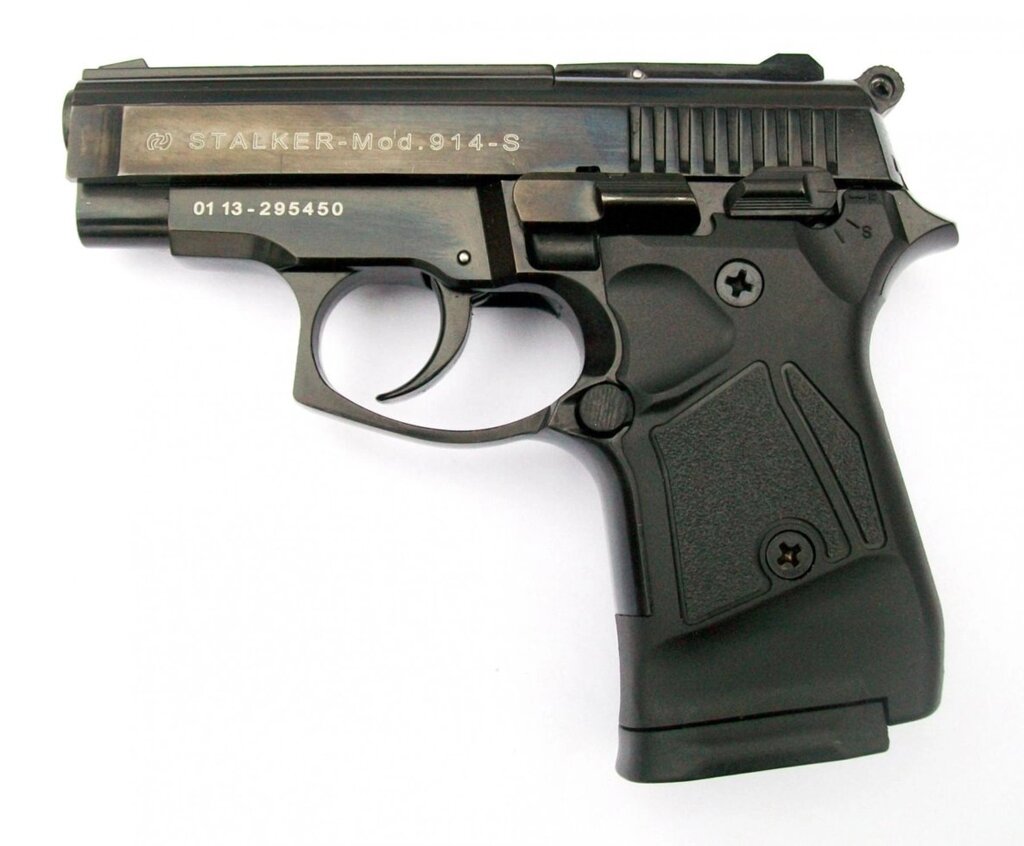 Пістолет стартовий Stalker (Zoraki) 914 s black від компанії PnevmoShot - фото 1
