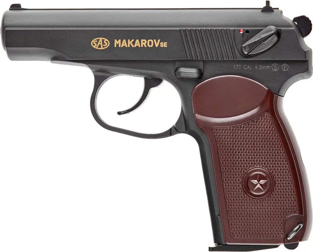 Пневматичний пістолет SAS Makarov SE (Пістолет Макарова, полімер) від компанії PnevmoShot - фото 1