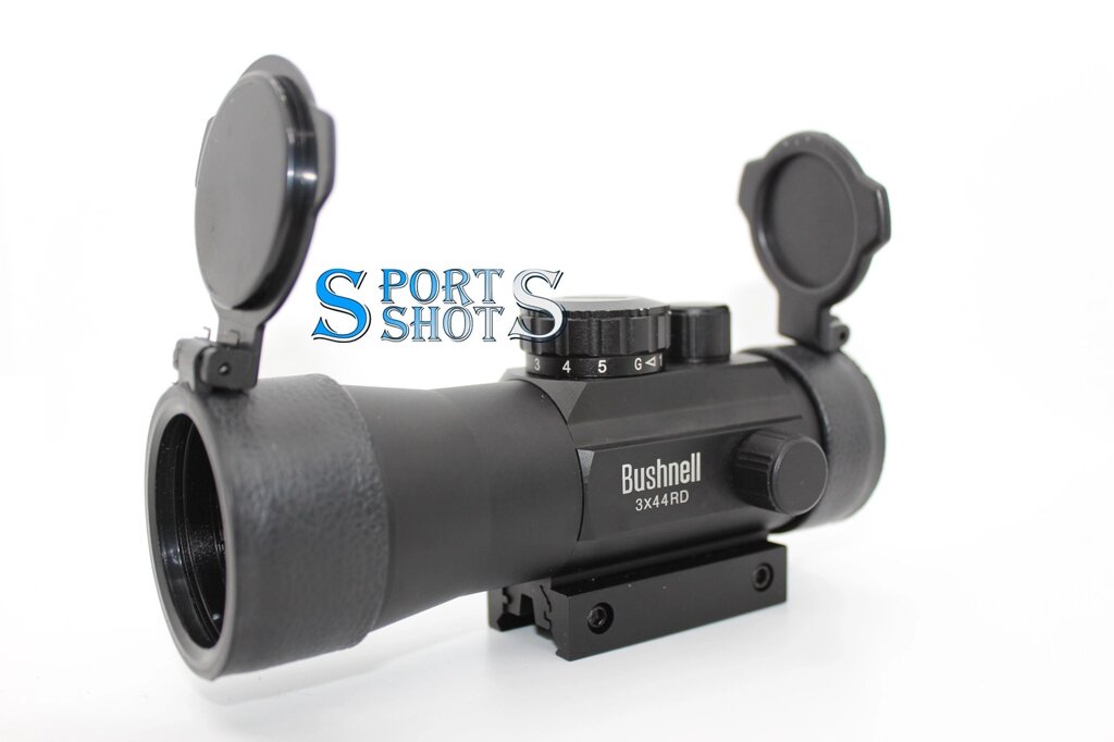 Приціл коліматорний Bushnell 3x44 RD (мітка Dot, червоний/зелений) від компанії PnevmoShot - фото 1