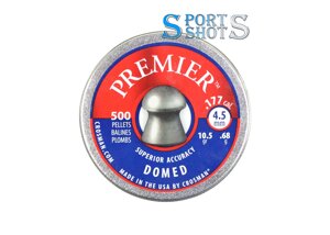 Кулі Crosman Premier Domed 4,50 мм, 0.68 г, 500шт