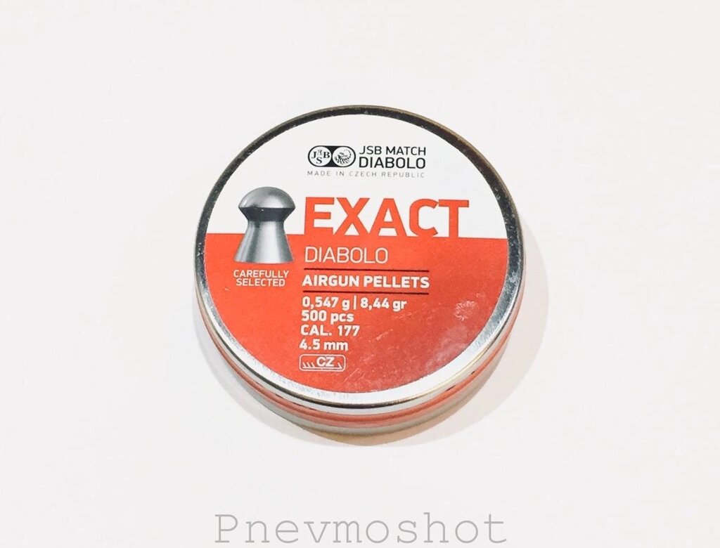 Пуля JSB Exact Match Diabolo 4.53mm 0.547g (500шт) від компанії PnevmoShot - фото 1