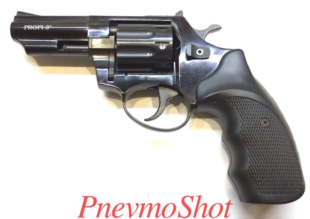 Револьвер під патрон Флобера Profi 3" чорн/пластик від компанії PnevmoShot - фото 1