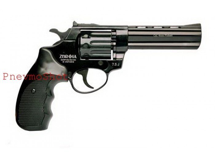 Револьвер під патрон Флобера Profi 4.5" черн/пластик від компанії PnevmoShot - фото 1