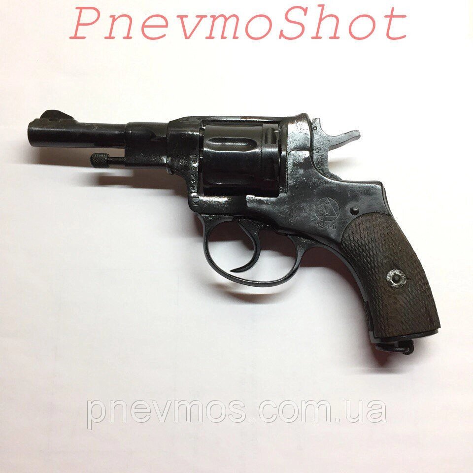 Револьвер системи Нагана "Грім" командирський під патрон Флобера від компанії PnevmoShot - фото 1