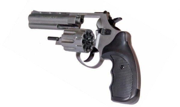 Револьвер Trooper 4,5 сталь satin (пл/черн) від компанії PnevmoShot - фото 1