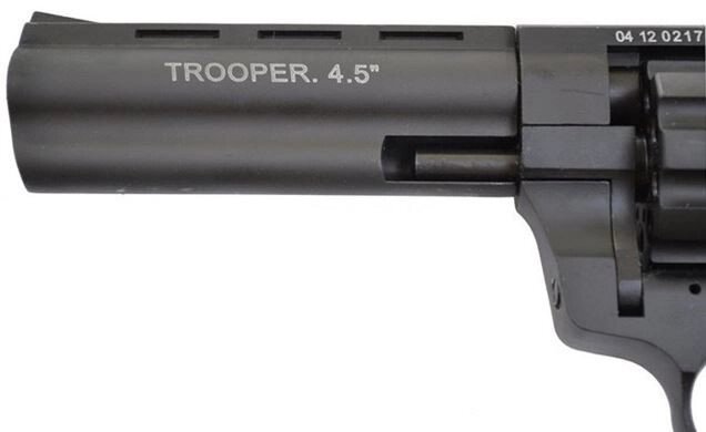 Револьвер Trooper 4,5 сталь titan (пл/черн) від компанії PnevmoShot - фото 1