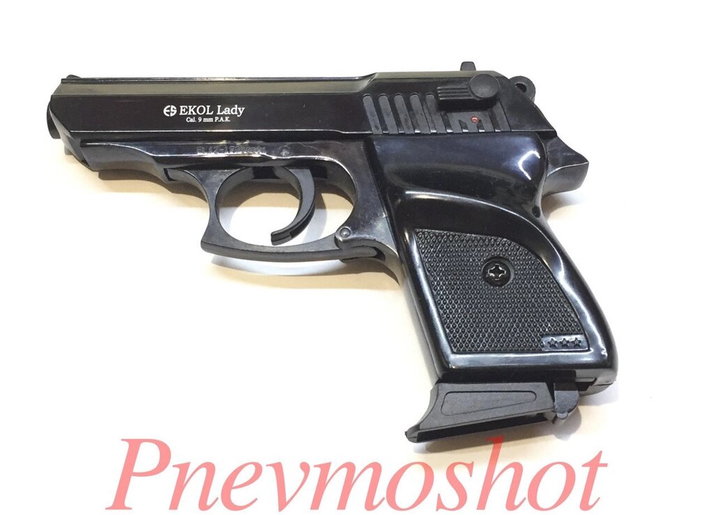 Стартовий пістолет Ekol Lady (Black) від компанії PnevmoShot - фото 1