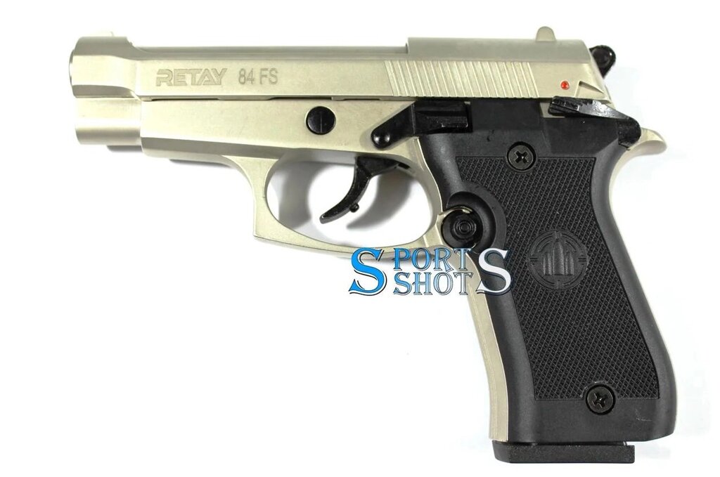 Стартовий пістолет Retay 84FS satin (Beretta M84 FS) від компанії PnevmoShot - фото 1