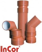 Трубы ПП гофрированные канализационные (двухслойные)
