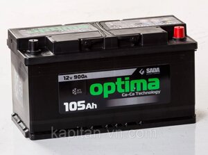 Акб 6 ст 105 а (900EN) (0) optima ca/ca євро