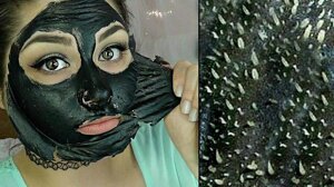 Чорна маска-плівка від вугрів і чорних крапок Black Mask