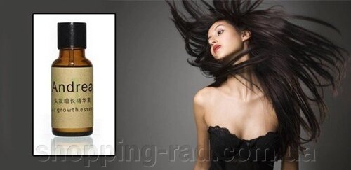 Ефективний засіб для росту і зміцнення волосся Andrea Hair Growth Essence.