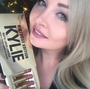 Комплект матових помад Kylie Birthday Edition (gold)