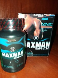 MAXMAN II чоловічі збуджуючі капсули. МАКСМ 60 шт