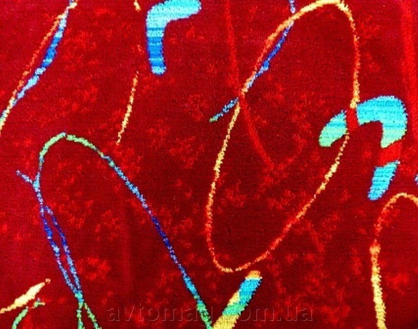 Автобусна велюрова тканина Неоплан на килимовій основі "Австралія" бордо оригінальна від компанії Інтернет-магазин «Автомаг» - фото 1