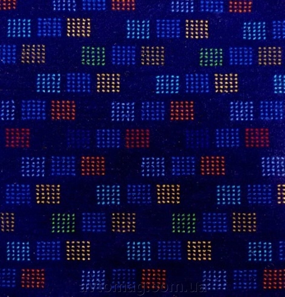 Автобусна велюрова тканина Неоплан на килимовій основі "Целоссія" синя оригінальна від компанії Інтернет-магазин «Автомаг» - фото 1