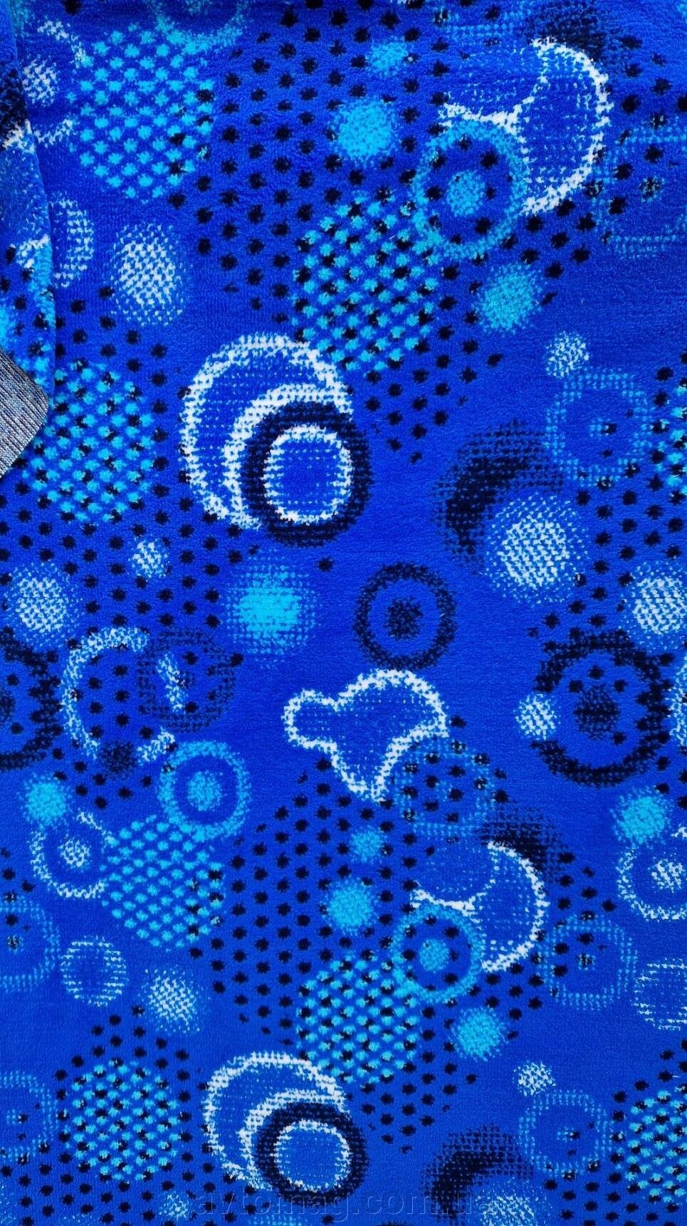 Автобусна велюрова тканина Неоплан синя на килимовій основі (ширина 140см) від компанії Інтернет-магазин «Автомаг» - фото 1