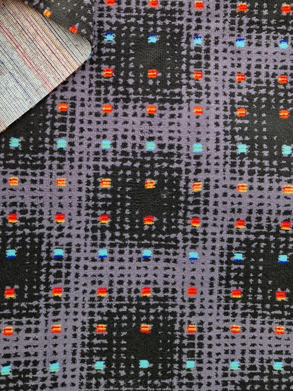 Автобусна велюрова тканина Неоплан сіра на килимовій основі (ширина 140см) від компанії Інтернет-магазин «Автомаг» - фото 1