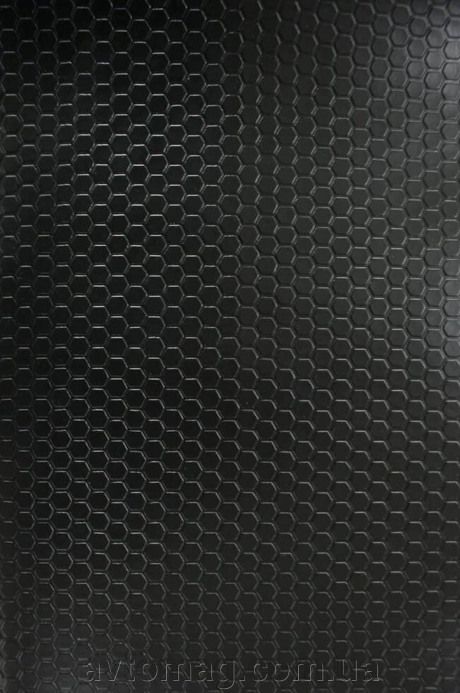Автомобільний лінолеум (автолін) Стільники 1393 чорний ширина 1,8 м від компанії Інтернет-магазин «Автомаг» - фото 1