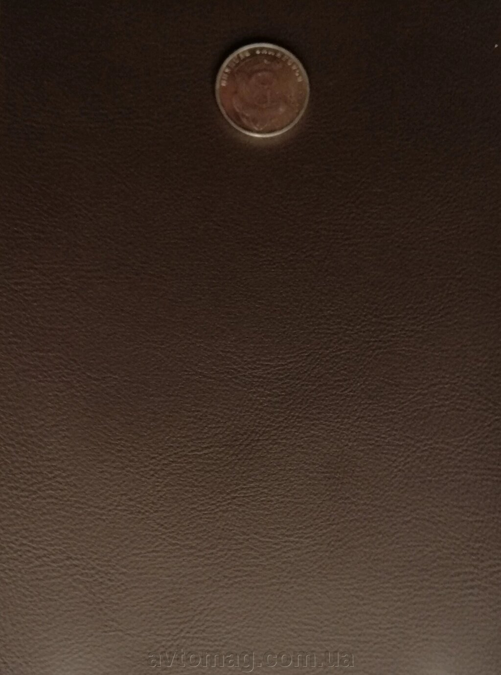Екошкіра на мікрофібрі  N213 коричнева Наппа преміум класу (ширина 1,40м) від компанії Інтернет-магазин «Автомаг» - фото 1