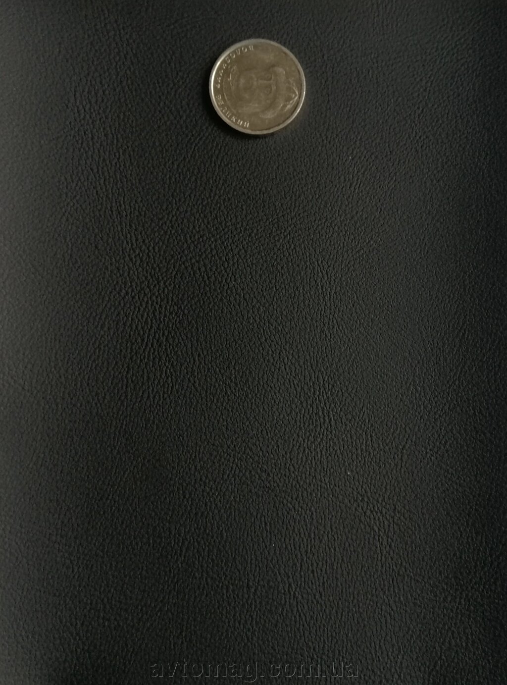Екошкіра на мікрофібрі Nappa N230 черная преміум класу (ширина 1,40м) від компанії Інтернет-магазин «Автомаг» - фото 1