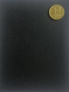 Автомобільний шкірзам чорний 09-140 на тканинній основі (ширина 1,6 м)
