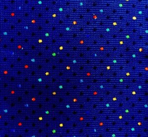 Автобусна велюрова тканина Неоплан на килимовій основі "Конфетті" синя оригінальна