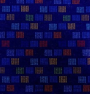 Автобусна велюрова тканина Неоплан на килимовій основі "Целоссія" синя оригінальна