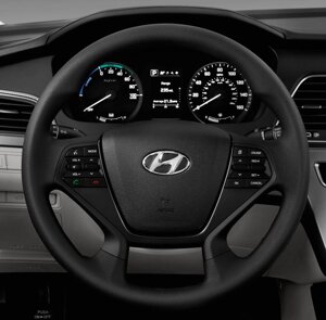 Заглушка (накладка) на кермо Hyundai Sonata 2016, кришки подушок безпеки
