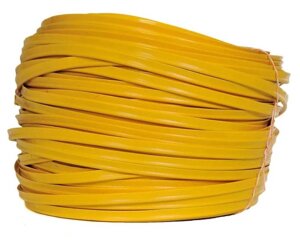 Кант (Кедер) пластиковий жовтий 100м для перетяжки сидінь