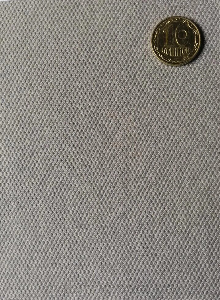 Стельова тканина 06-333 сіра на поролоні 3,5 мм з трикотажною підкладкою (ширина 175 см) від компанії Інтернет-магазин «Автомаг» - фото 1