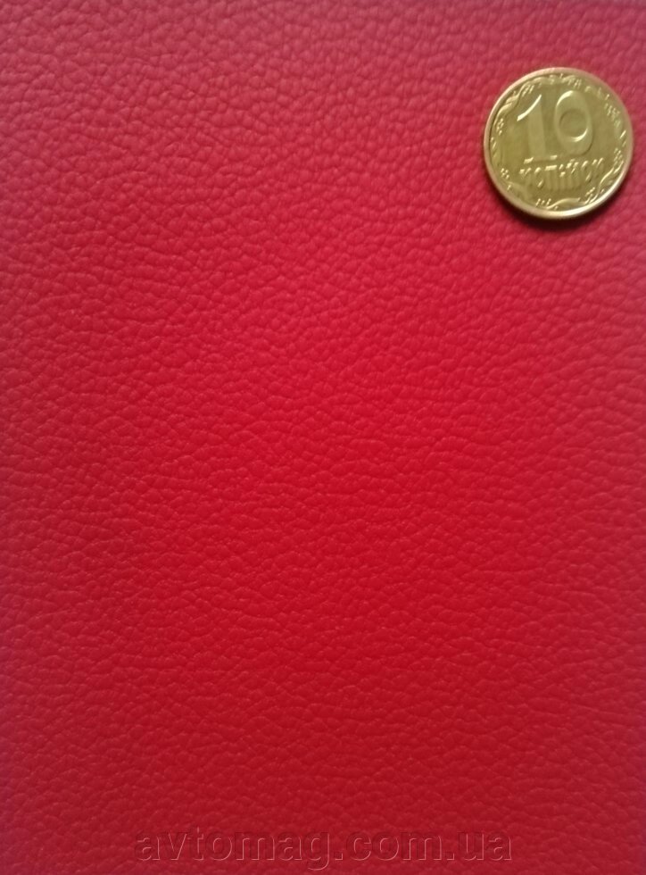 Вініліскожа (штучна шкіра) оббивна  червона 09-53 на х / б основі (ширина 1,6 м) від компанії Інтернет-магазин «Автомаг» - фото 1